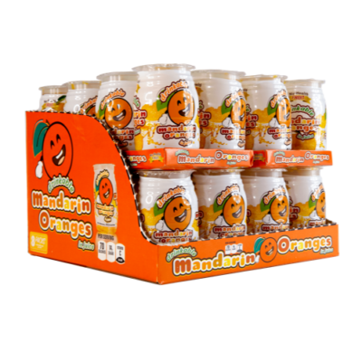 96 jars) Nu-Health Fruit Drinkable Mandarin Oranges - 4.5 oz | eBay