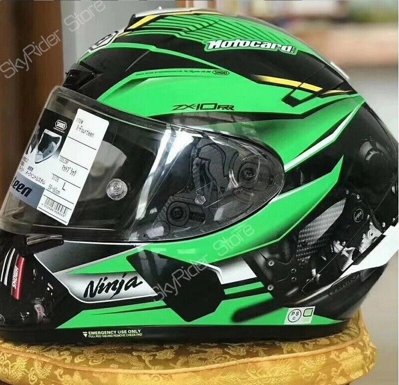 カワサキ ZX-10R ZX-10R フルフェイスヘルメット グリーン カワサキ ZX-10R フルフェイスヘルメット グリーン - メルカリ