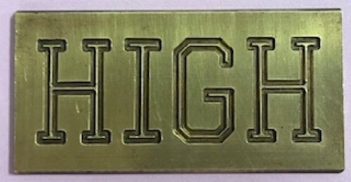 New Hermes LOT of 7 Vintage Brass Bowling Engraving Plates, Good Condition - Picture 3 of 8
