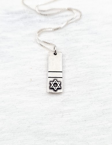 Shema Israel Anhänger Halskette 925 Sterling Silber jüdisch hebräisch Schmuck Geschenk - Bild 4 von 7