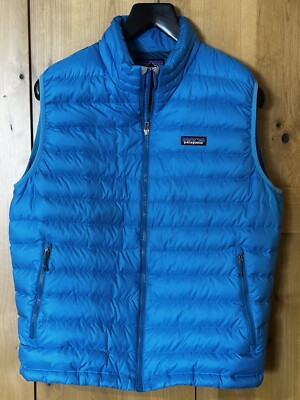 Patagonia Down Sweater Vest - Men's Large - Electron Blue