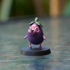 courage the cowardly dog Figure Eggplant