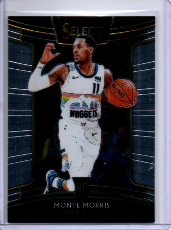 MONTE MORRIS 2018-19 PANINI SELECT TRUE ROOKIE RC #34