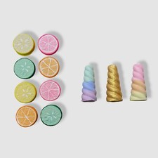 46 TWEE 8-PieceCitrus Slices Chalk 3 Piece Unicorn Chalk