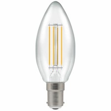 Image of CROMPTON LED Candle Filament Clear Dimmable 4.2W = 40W 2700K SBC B15d 7147-1