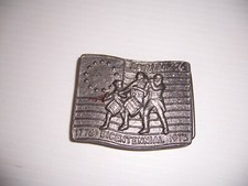 Vintage 1776-1976 Bicentennial Spirit of 76 Belt Buckle