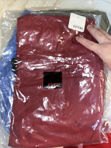 EPTM Men’s Burgundy Track Pants Size LRG New With Tag - Picture 6 of 6