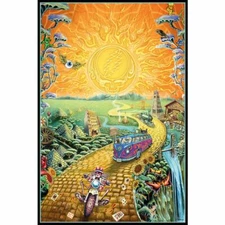 2017 THE GRATEFUL DEAD THE GOLDEN ROAD POSTER 24X36 NEW FREE SHIPPING