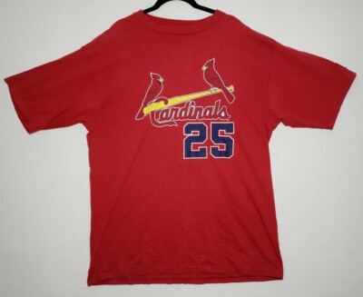Vintage Starter Mark McGwire #25 T-Shirt Sz Large MLB St Louis