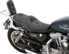 Drag Low-Profile Double Bucket Seat Pillow Harley Sportster XL 1982-2003