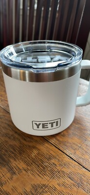 YETI Rambler 14 oz Mug シルバー Amazon.com: YETI Rambler 14 oz Mug, Vacuum Insulated