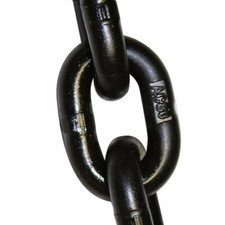 Cadena de elevación de 5/8" x 20' grado 80 para amarre camión aparejo 18.100 lb WLL remolque