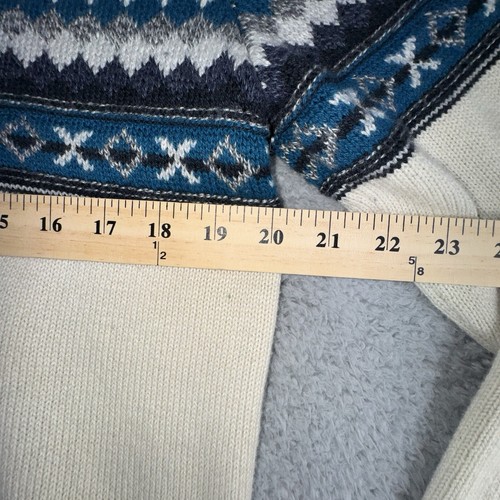 American Eagle Sweater Mens Large Beige Aztec Southwest Seriously Soft Pullover* - Picture 11 of 12