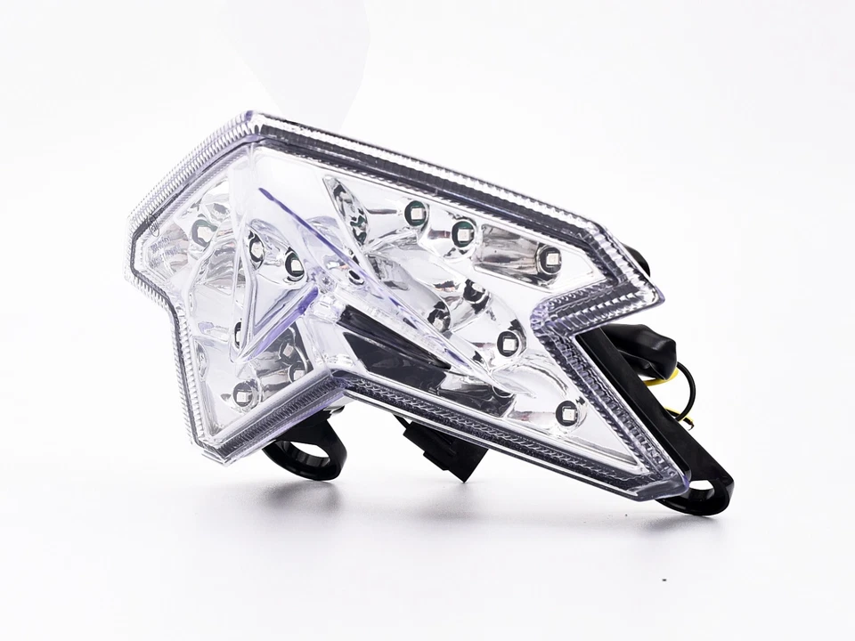 Luz traseira de freio de LED clara integrada sinais de seta compatível com Kawasaki 2013-2016 Z800 - Imagem 2 de 4