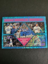 2025 Topps Heritage Chrome LIGHT BLUE SPARKLE World Series Champions #462