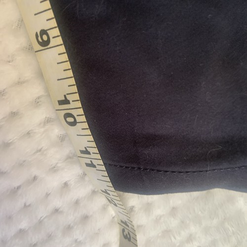 Nautica Shorts Girls Size 18.5 Navy Blue Long Uniform Stretch Adjustable Waist - Picture 8 of 11
