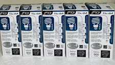 5 Pack TCP 13W Compact Fluorescent CFL Spiral Bulb E26 120V 2700K NEW