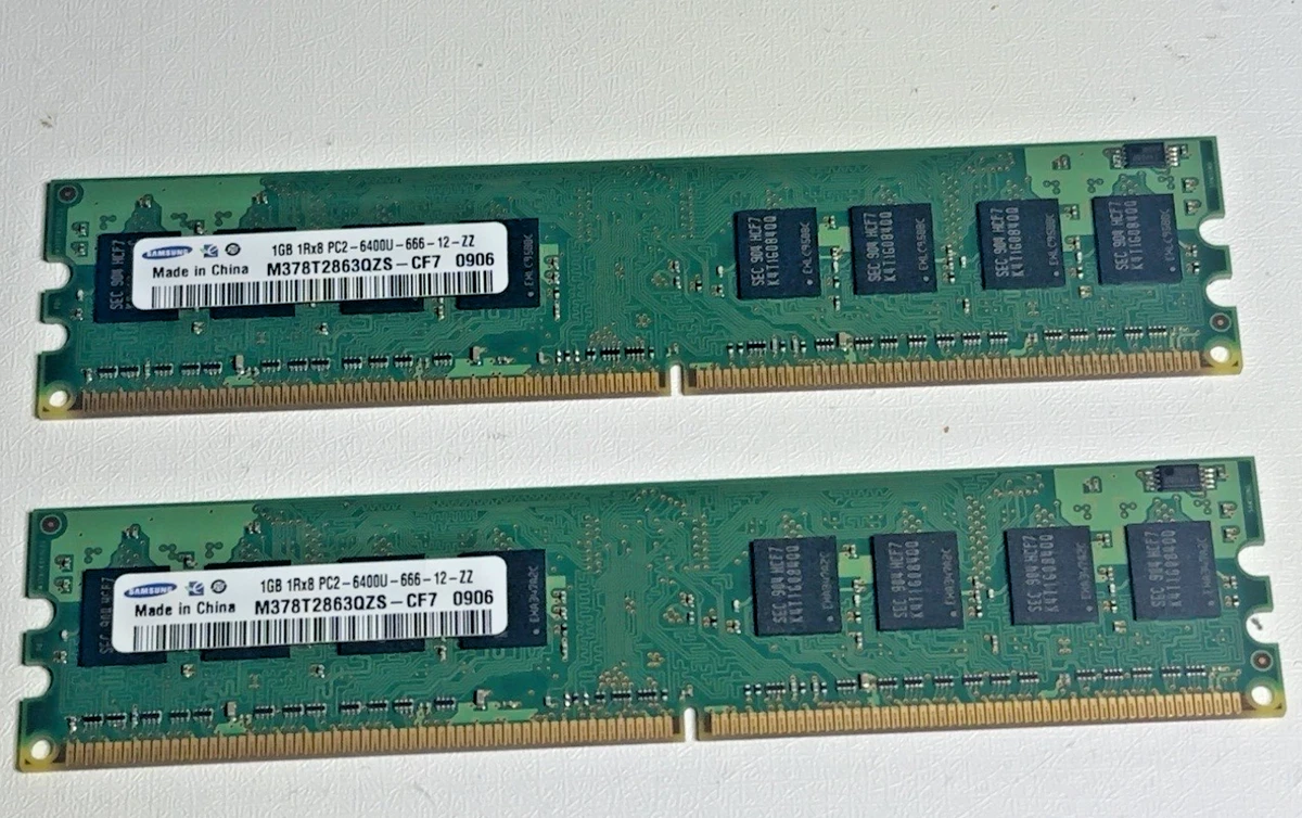 Samsung PC2-6400 DDR2-800 Computer SDRAM for sale | eBay