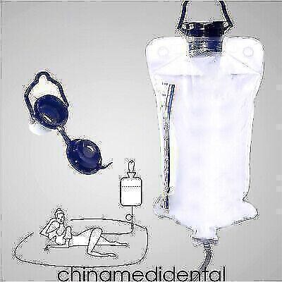 1200ML Reusable Enema Bag Colon Cleansing Kit Unisex Medical Use US - Picture 3 of 7