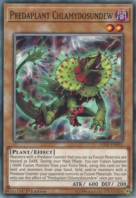 Predaplant Chlamydosundew - LED5-EN051 - Common - 1st Edition - Lightly Played