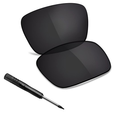 TRUSHELL Polarized Replacement Lenses for TwoFace, Dark Black - 