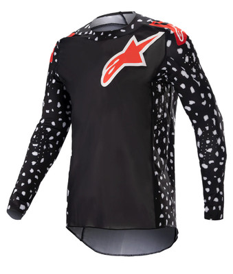 Alpinestars Cross Enduro Trikot/Jersey Supertech North | Größe XL | schwarz