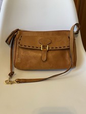 Borsa a tracolla Dooney Bourke marrone fiorentina pelle western nappa pochette