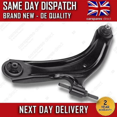 FOR NISSAN QASHQAI 2007-2015 FRONT LEFT LOWER PASSENGER SUSPENSION WISHBONE ARM - Picture 5 of 9