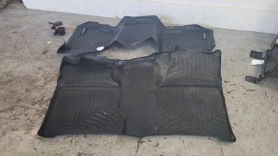 2008-2014 GM 2500-3500 Full Set of WeatherTech Black Molded Floor Mats, Crew Cab