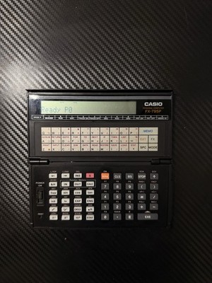 Casio FX-795P Personal Computer Vintage Taschencomputer Rechner Japan 