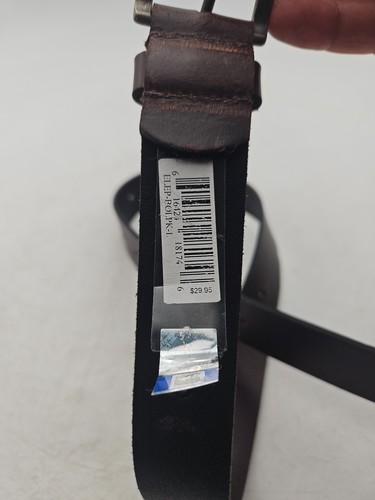 Zep - Pro Youth Kids Large Brown Leather Belt 0247 35 Inch - Picture 3 of 10
