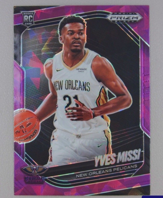 Yves Missi 2024-25 Panini Prizm Black Purple Ice Rookie /149 #3