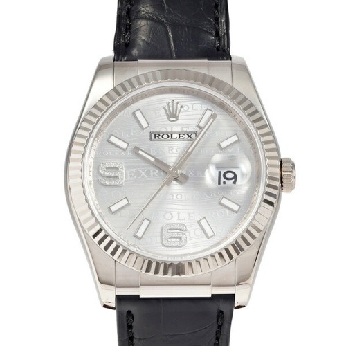 ROLEX Datejust 116139 Silver Men's Used Watch #21011