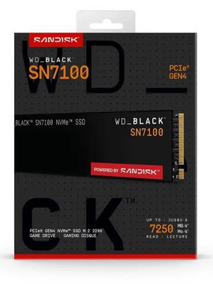 New Sealed SanDisk WD_BLACK 1TB SN7100 NVMe Internal SSD Gen 4 x4 NVMe