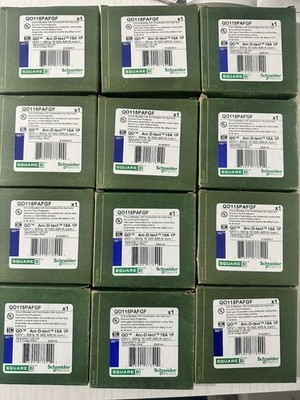 Square D QO115PAFGF Circuit Breaker with Comb Arc-Fault/Ground Fault