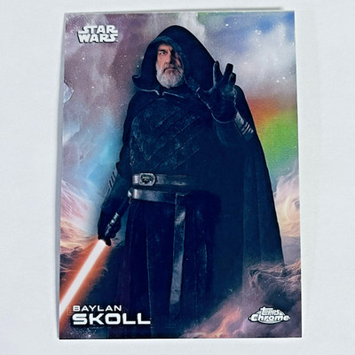 2025 Topps Star Wars Chrome #5 Baylan Skoll Rainbow Refractor Parallel