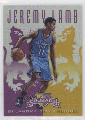2012-13 Panini Crusade Crusade Purple 34/49 Jeremy Lamb #36 Rookie RC 0q0m