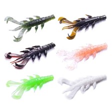 10Pcs Craw Baits Crawfishes Lobster Shrimp Swimbaits for Freshwater & Saltwater