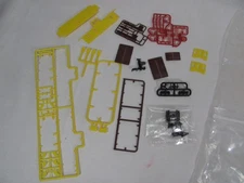 N SCALE GOLDEN WEST UNION PACIFIC CA-3 CABOOSE KIT INCOMPLETE WITH TRUCKS