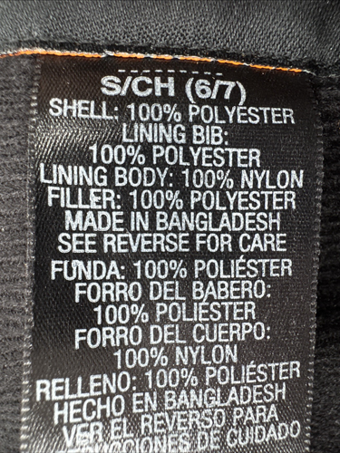 Outfitters Ridge tarnfarbene isolierte Latzhose Small 6-7 Jugendliche Jungen Fusion Jagd - Bild 11 von 12