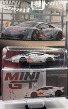 Mini GT 1:64 Lamborghini Huracan LB-WORKS ver. 2 Mad Mike NIMBUL Red bull