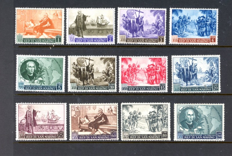 SAN MARINO--Complete Set Scott #308-#319