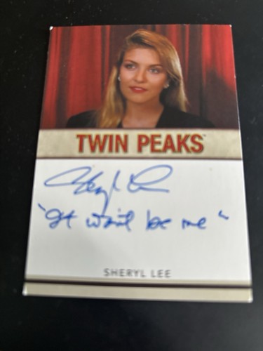 2019 Twin Peaks Archives Inscription Autograph Sheryl Lee CORNER WEAR