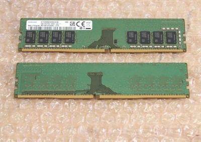 Lot of 2 Samsung 8GB 1Rx8 PC4-2666V-UA2-11 DDR4 Desktop RAM Grade A