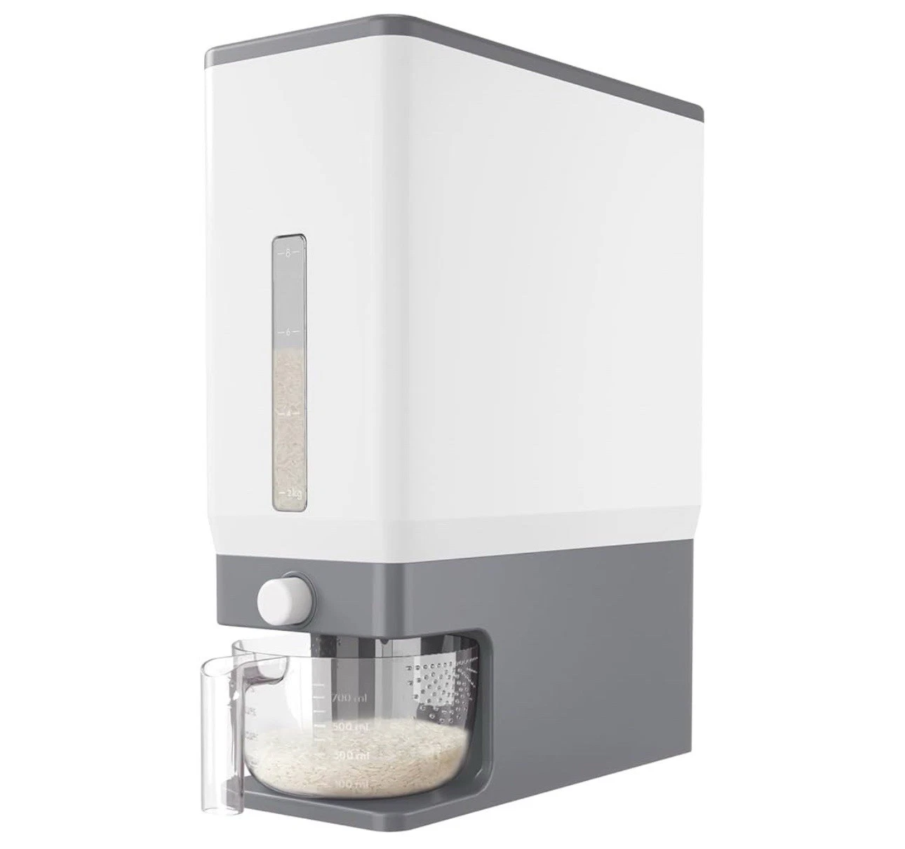 Rice Dispenser Can Store Up To 25 Lbs, Rice Storage Container Moisture Sealed