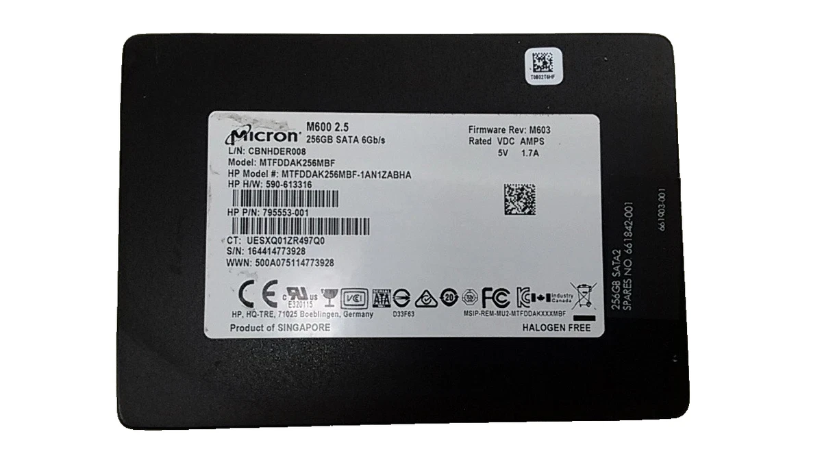 ②-W918-Micron SATA 256GB 2.5インチ SSD 4点 Micron 256 GB SATA II Solid State Drives for sale | eBay