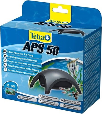 Tetra Tetratec APS50 Aquarium Aquarium Luftpumpe Einzelauslass 50L/Std. schwarz