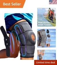 Knee Brace Support for ACL Meniscus Tear Arthritis Tendon Pain Running Gym Large