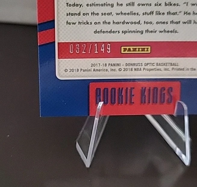 2017-18 Panini Donruss Optic - Rookie Markelle Fultz Lime Green Prizm 032/149 - Image 3 of 3