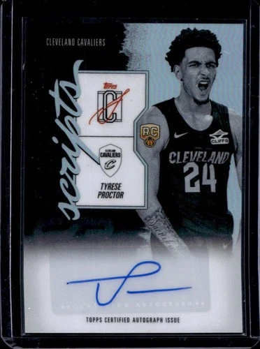 2025 Topps Signature Tyrese Proctor Base (RAW)